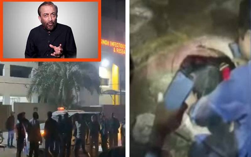 بچے کے مین ہول میں گرنے کا واقعہ، فاروق ستار کی آمد پر شہری مشتعل