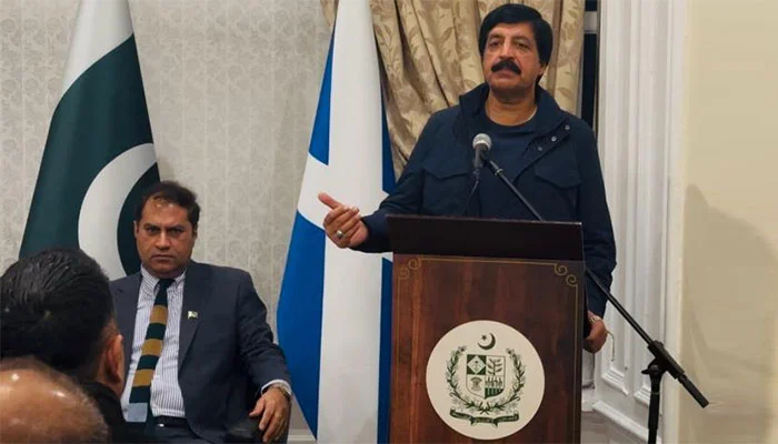 گورنر پنجاب سلیم حیدر کا اسکاٹ لینڈ کا دورہ، پاکستانی کمیونٹی سے خطاب &mdash; پاک الرٹس: سنسنی نہیں، صرف خبر‫‬ - PakAlerts.net &mdash; قابل اعتماد ڈیجیٹل نیوز پلیٹ فارم عالمی امور، تازہ ترین خبریں, سیاست, ٹیکنالوجی، کھیل، معیشت، تفریح، صحت، تعلیم، اور بہت کچھ ایک جگہ پر۔