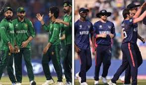 نمیبیا کے خلاف ٹاس جیت کر پاکستان کا پہلے بیٹنگ کا فیصلہ، فرحان کی نصف سنچری