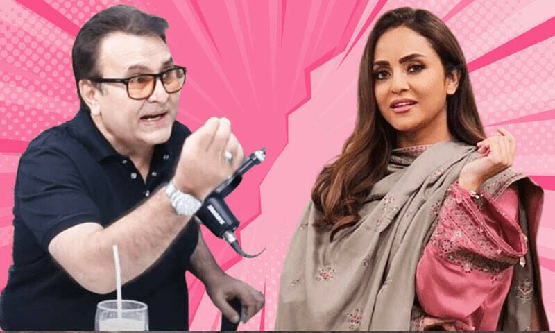نادیا خان کا بہروز سبزواری کے خواتین کے لباس سے متعلق بیانات پر طنزیہ ردعمل