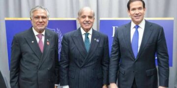 امریکی وزیر خارجہ کی شہباز شریف اور اسحاق ڈار سے ملاقات