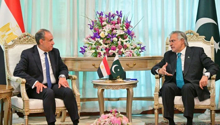 اسحاق ڈار اور مصری وزیر خارجہ میں رابطہ، خطے میں کشیدگی کم کرنے پر زور