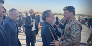 فیلڈ مارشل عاصم منیر کی ایرانی وزیر خارجہ سے ملاقات، پاکستان ایران مذاکراتی تعاون پر زور