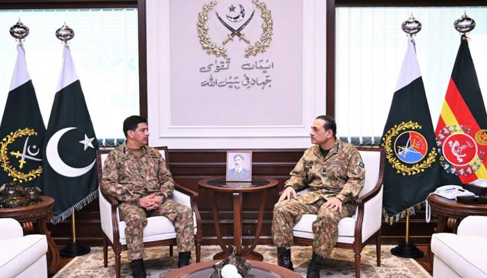 جنرل سید عامر رضا نے نیشنل اسٹریٹجک کمانڈ کی کمان سنبھال لی، فیلڈ مارشل عاصم منیر سے ملاقات